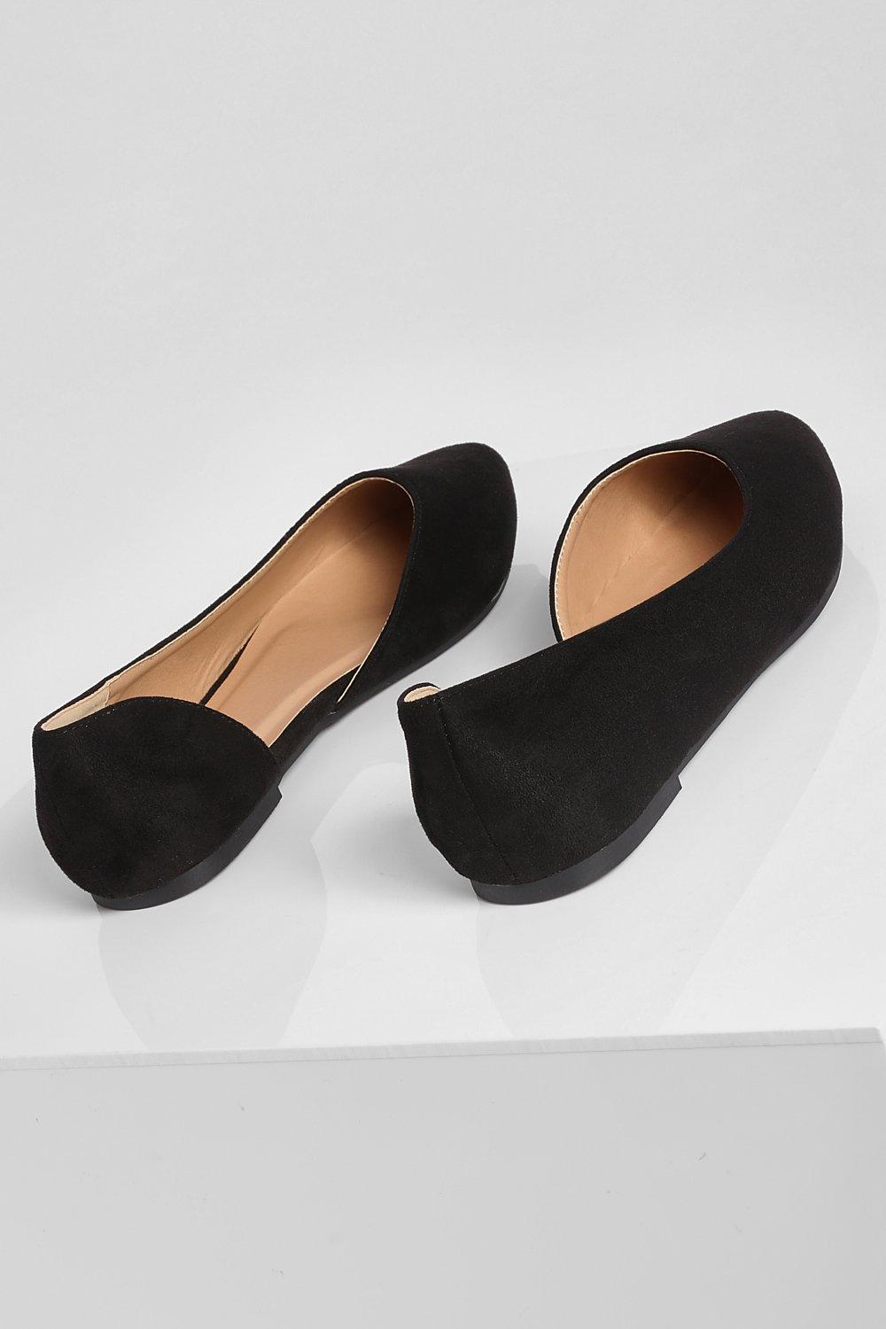 Cut out hot sale ballet flats