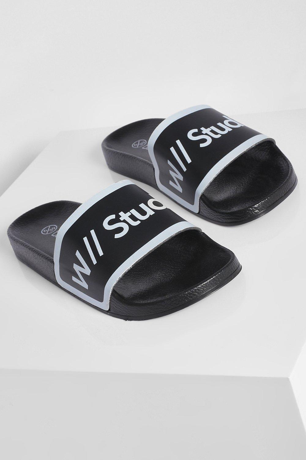 Branded sliders best sale for women