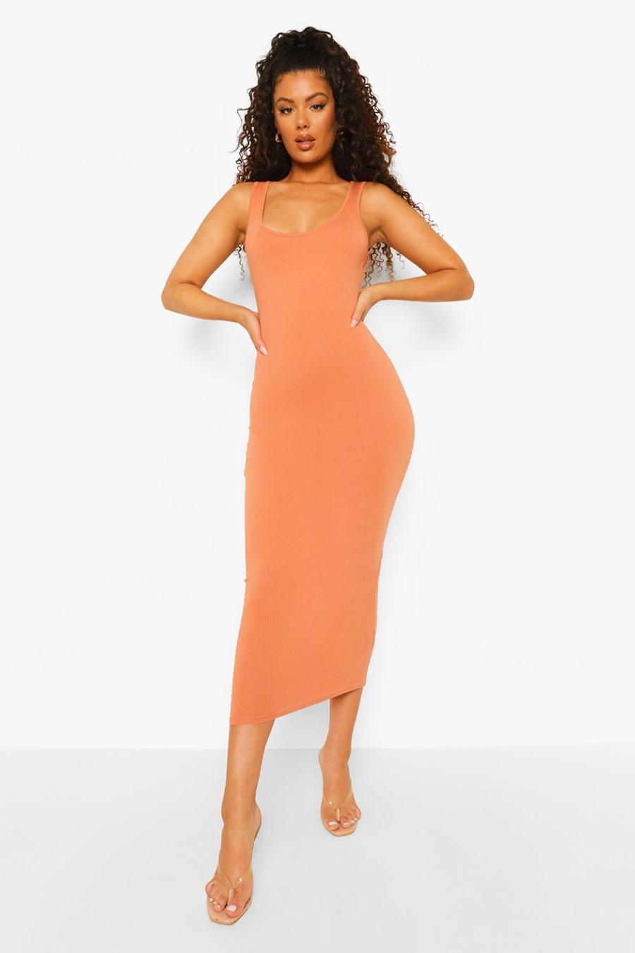 Caramel Basics Sleeveless Bodycon Midaxi Dress image number 1