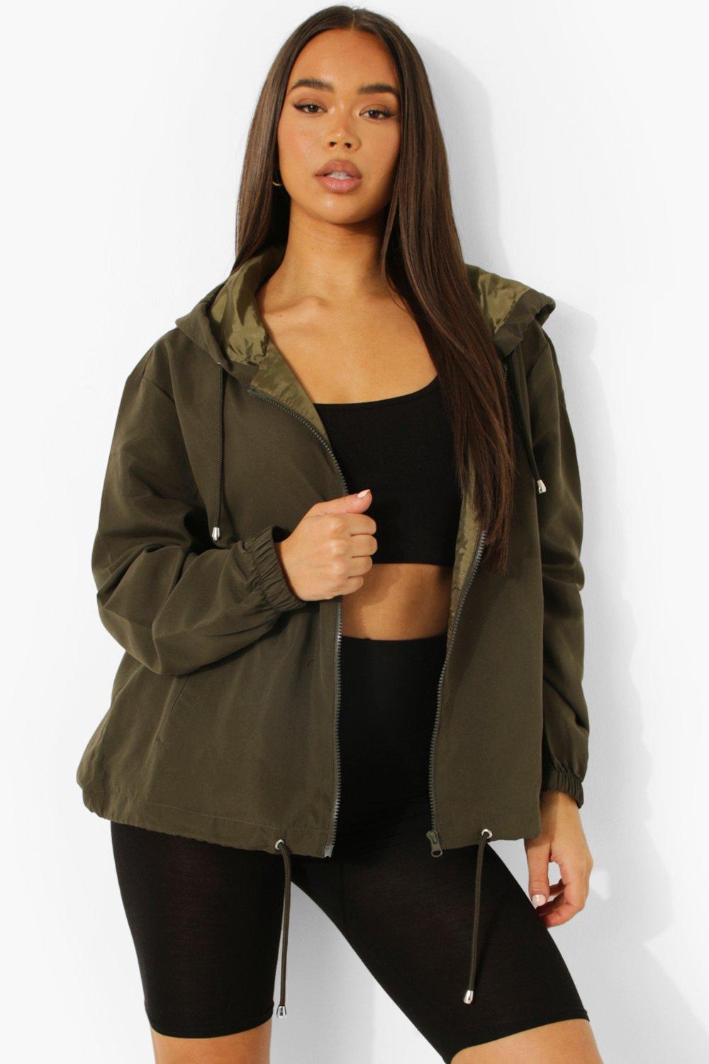 Windbreaker jacket clearance boohoo