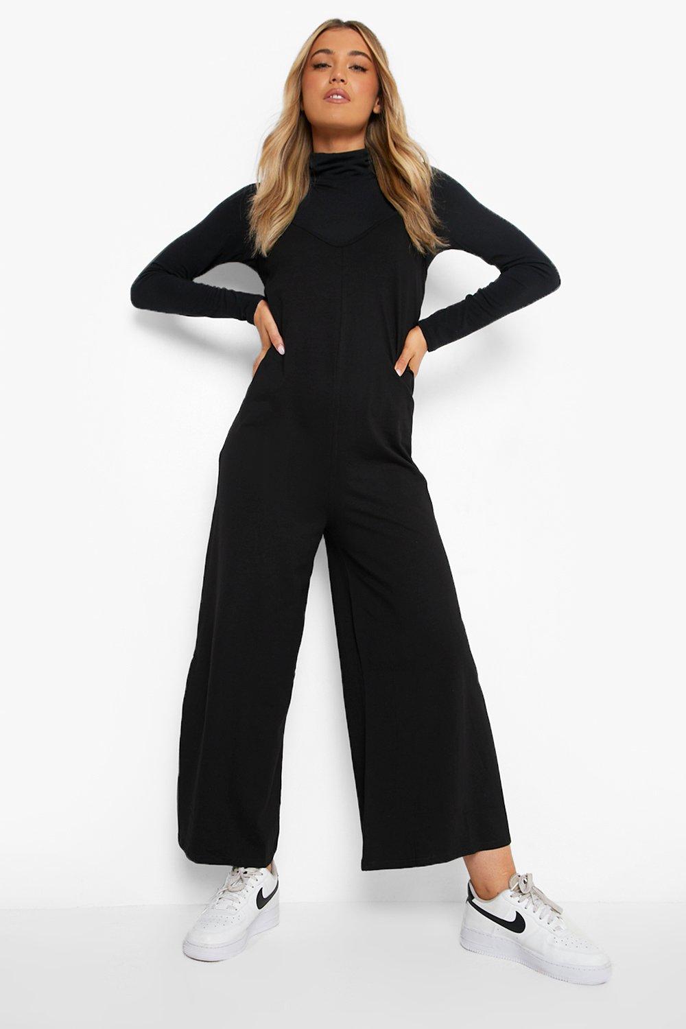 Oversized black jumpsuit on sale