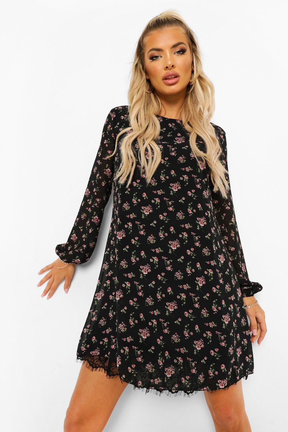 Robe ceinturée online fleurie