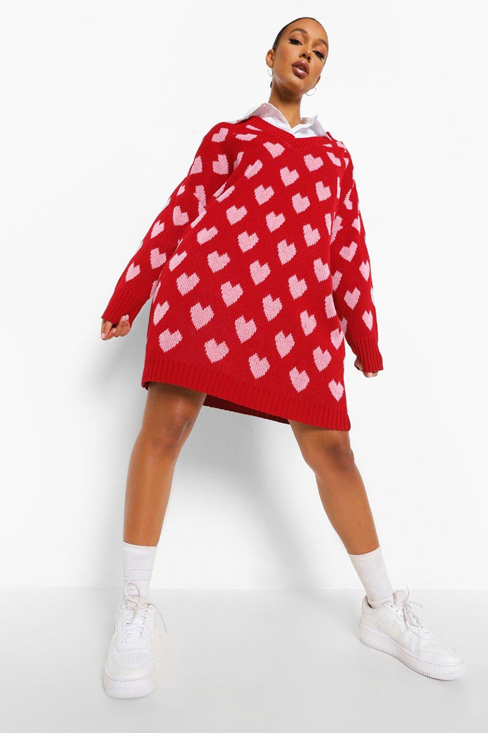 Polka dot best sale sweater dress