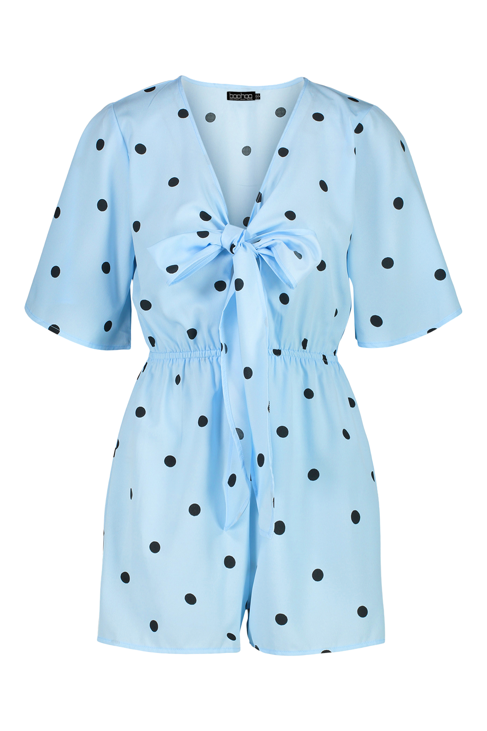 Boohoo polka cheap dot playsuit