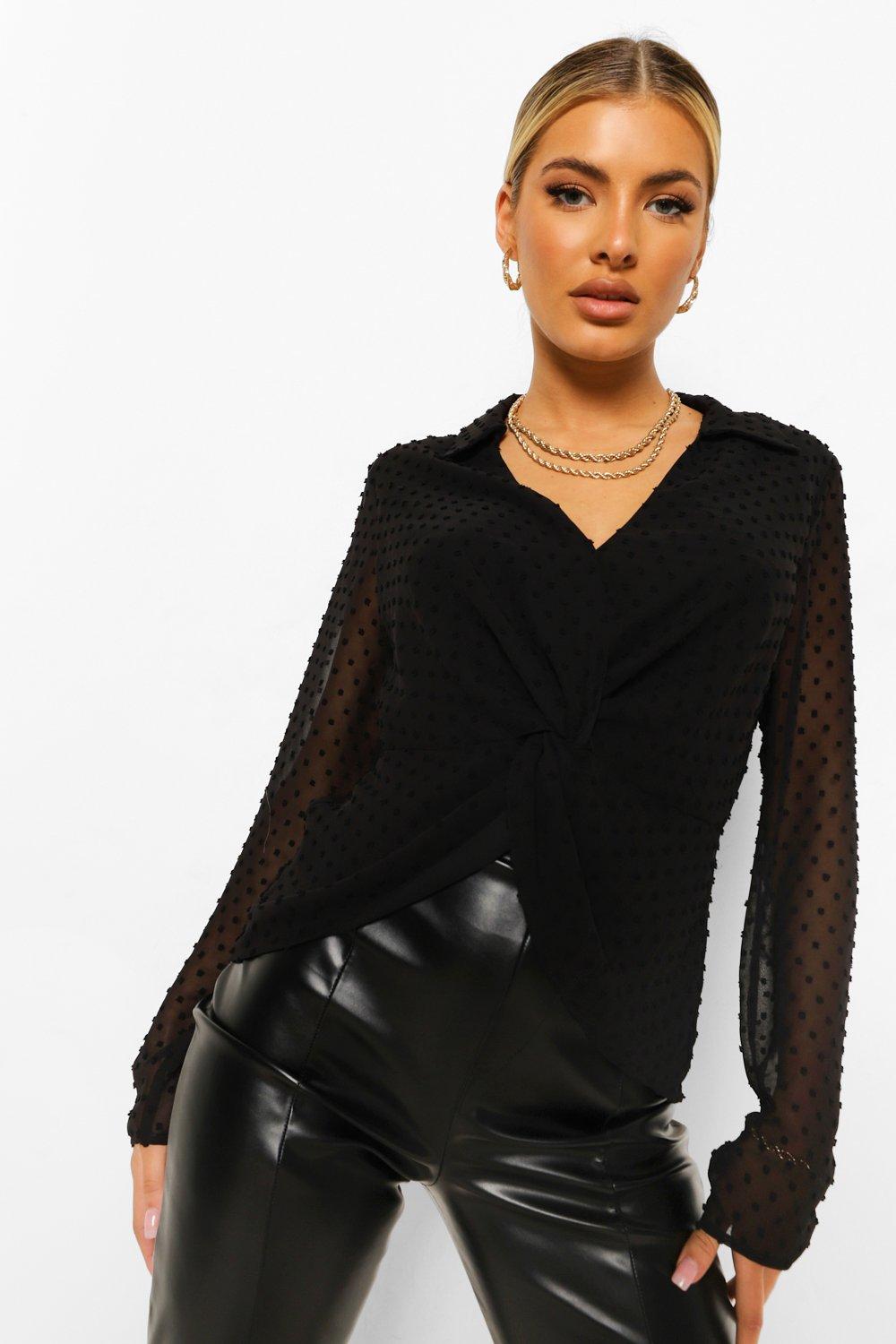 boohoo sheer top