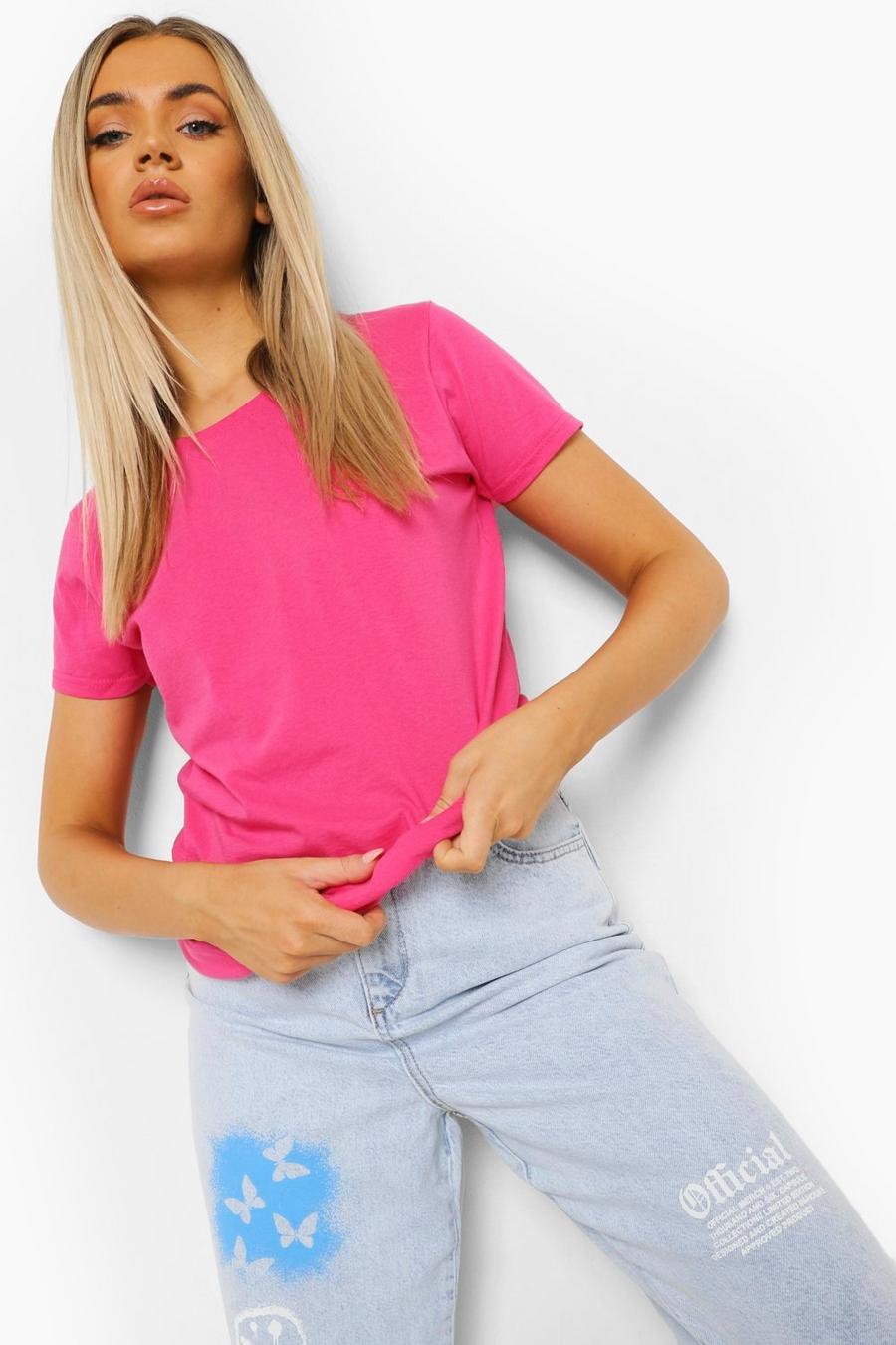 T-shirt basique, Pink image number 1