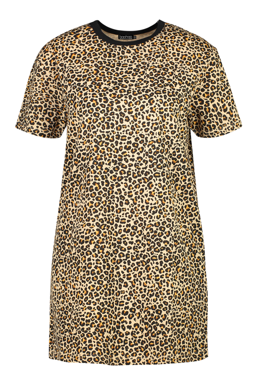 Animal print t shirt hot sale dress