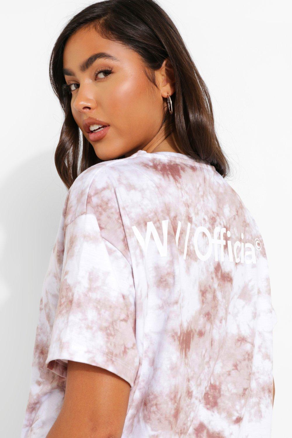 Oversized tie-dye t-shirt