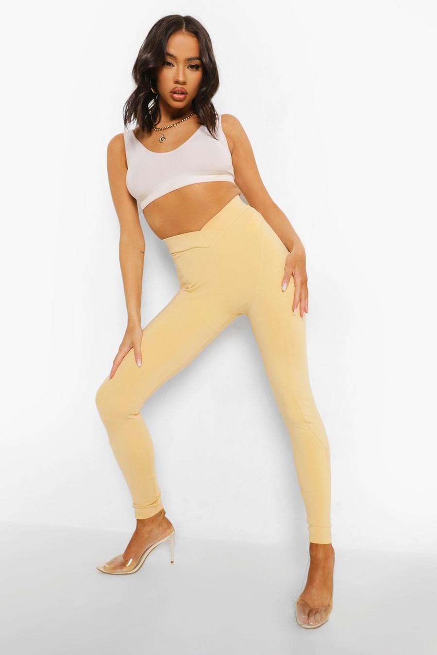 Camel Dipped Waist W Ofcl Branded Leggings image number 1