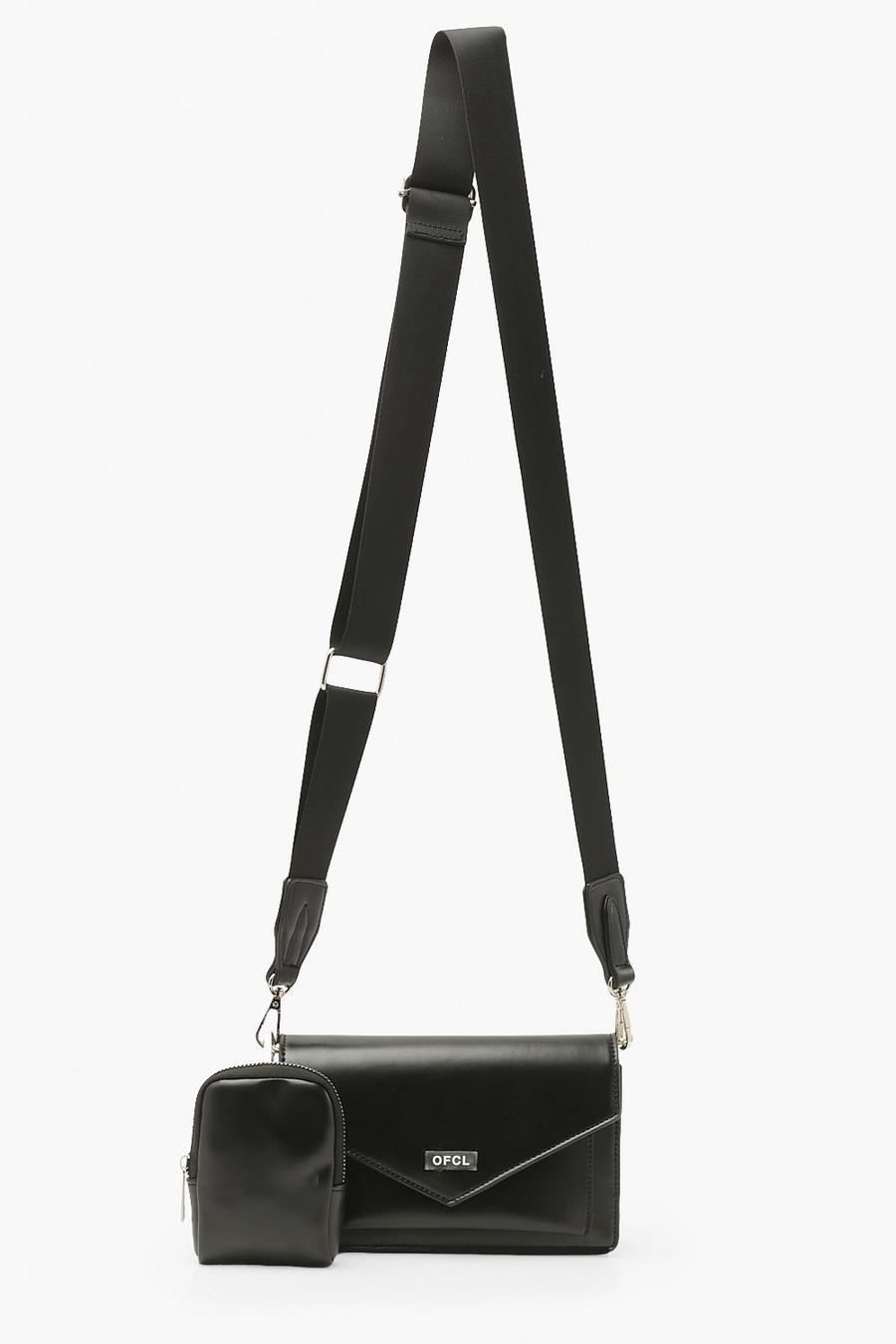 Black Ofcl Cross Body With Mini Bag image number 1
