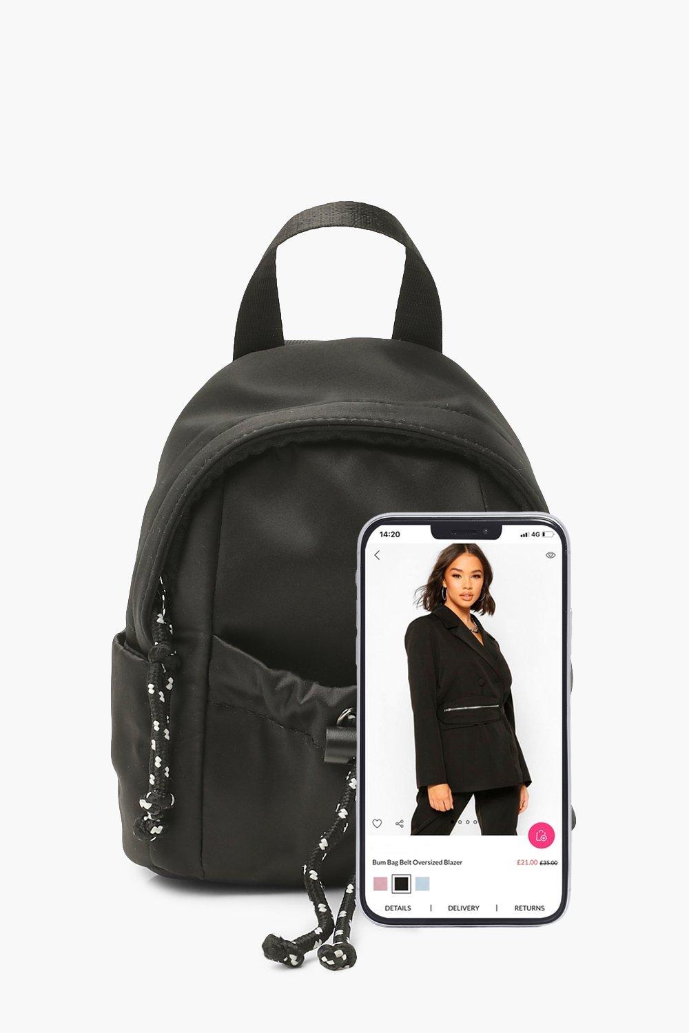 Boohoo mini backpack hotsell