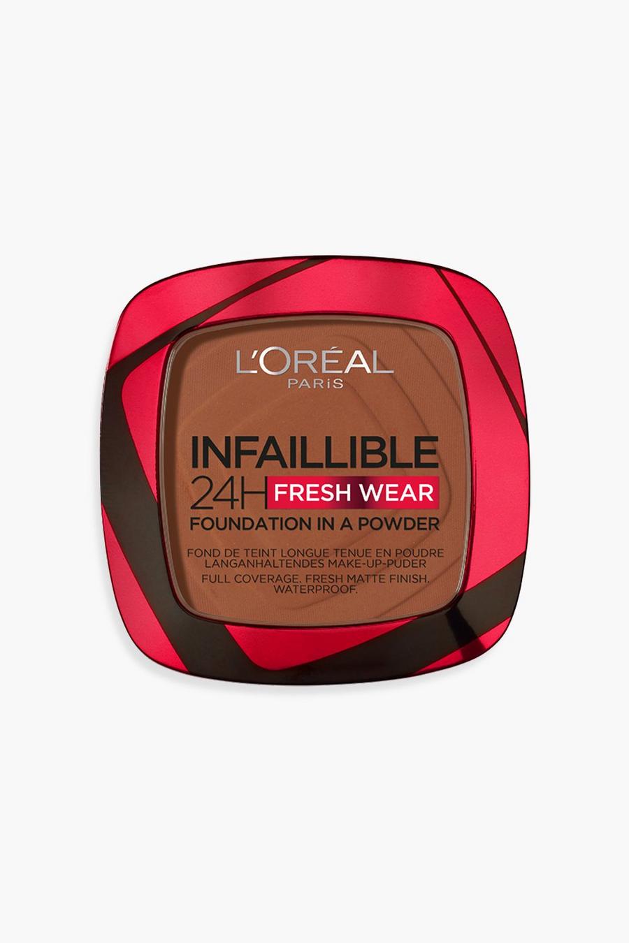 Base de maquillaje en polvo Infallible 200 de L'Oréal Paris, 375 deep amber image number 1
