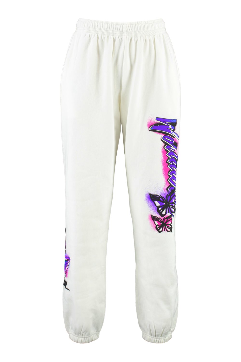 butterfly print joggers