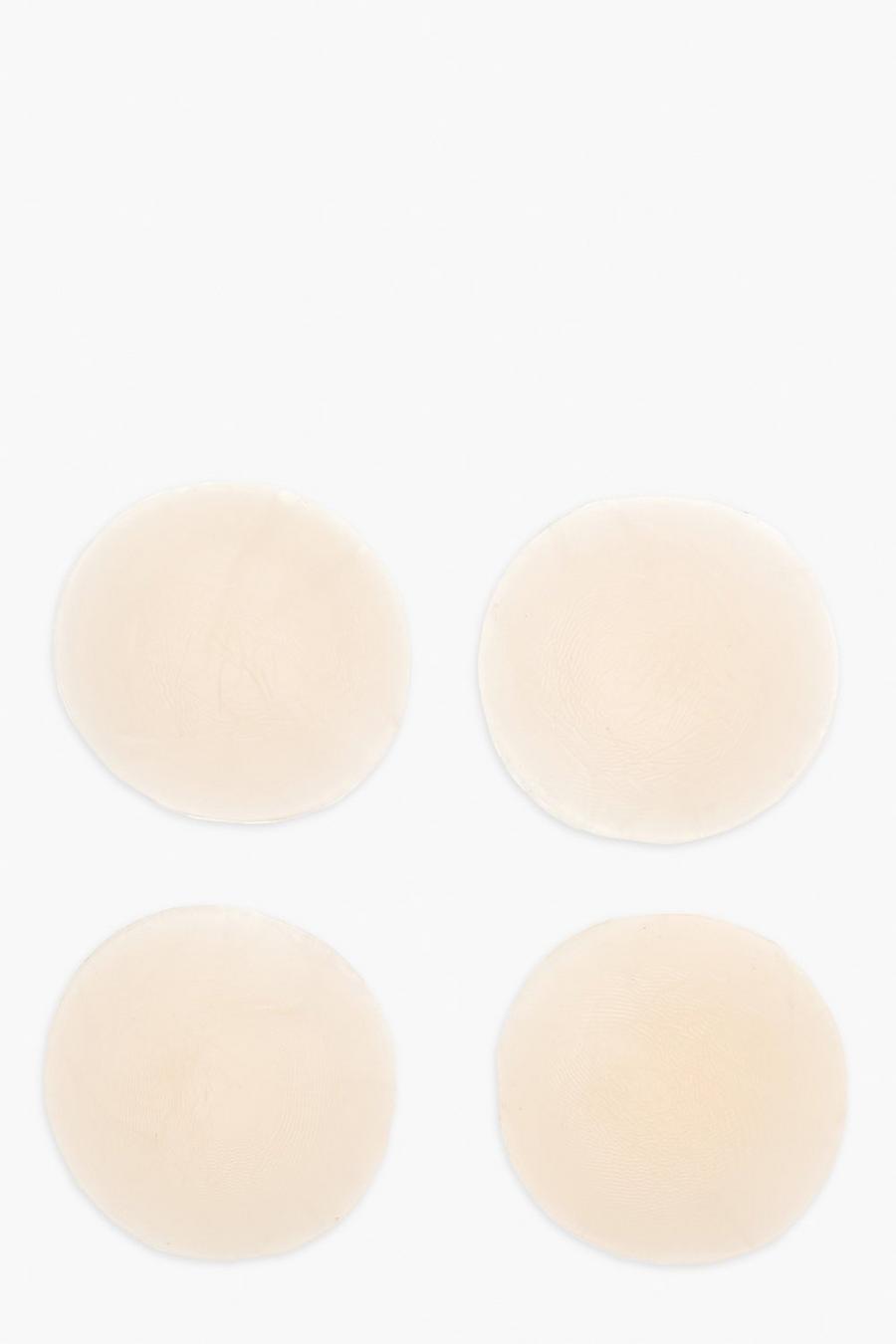 Natural boohoo BEAUTY 2 Pack Silicone Nipple Covers image number 1