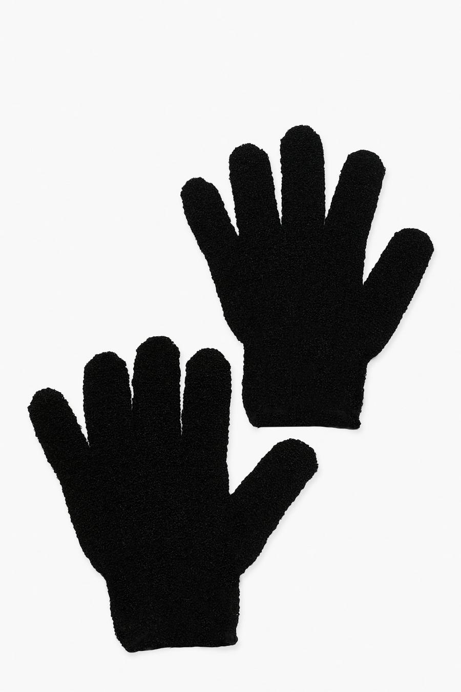 Lot de 2 gants exfoliants, Black image number 1