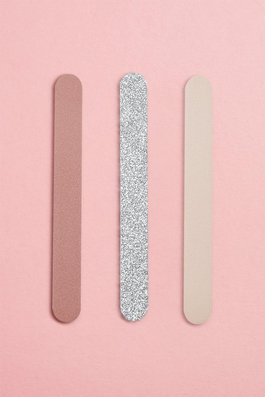 Multi boohoo BEAUTY 3 Pack Nail File image number 1