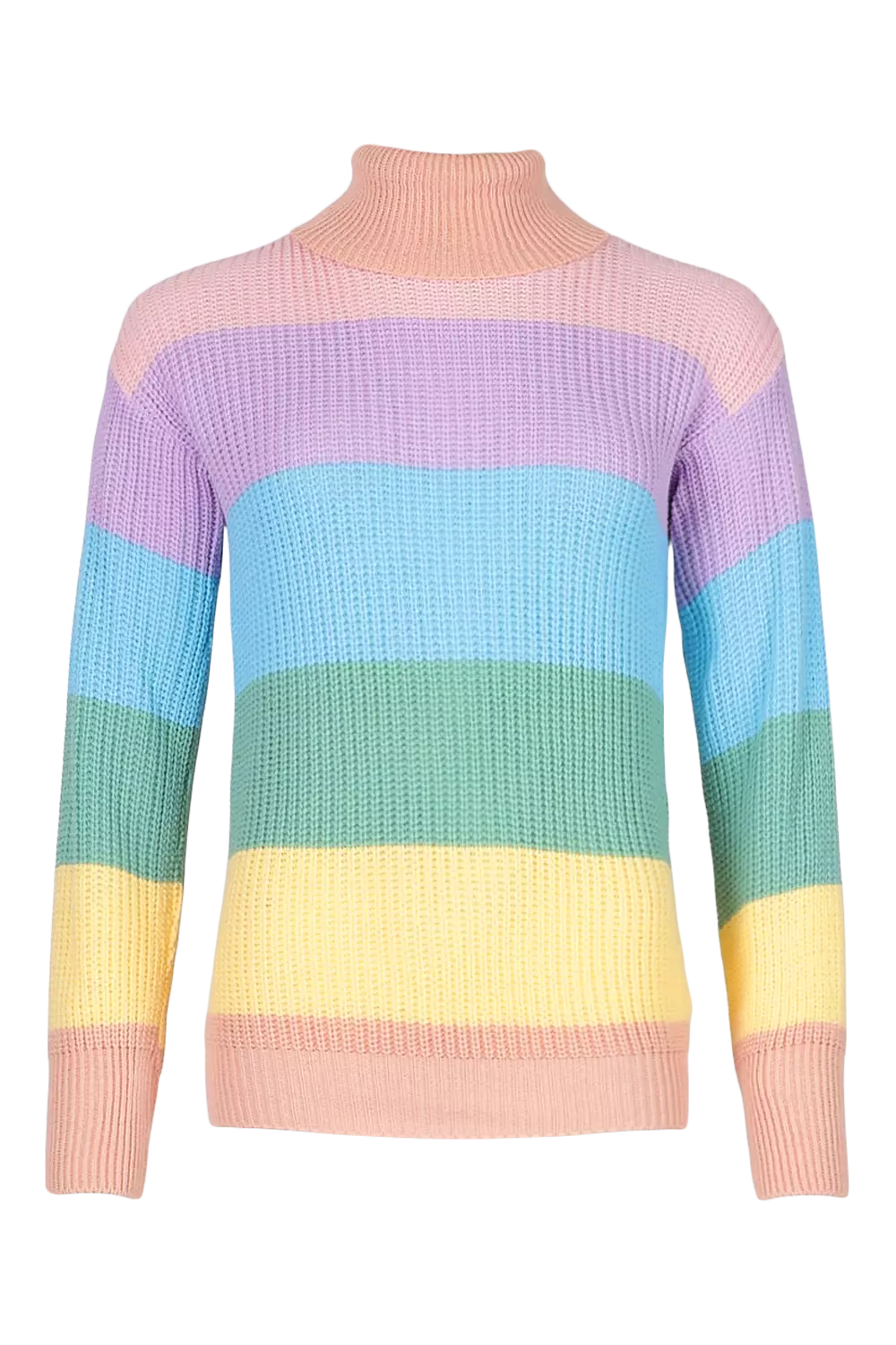 Pastel rainbow clearance turtleneck