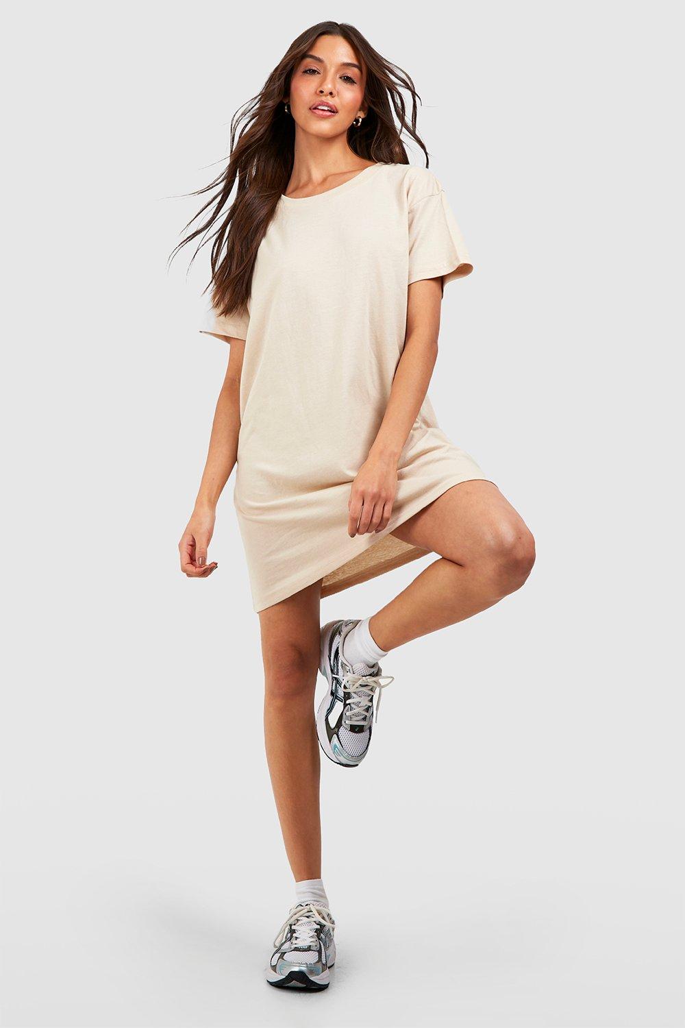 Basic Oversized T shirt Dress