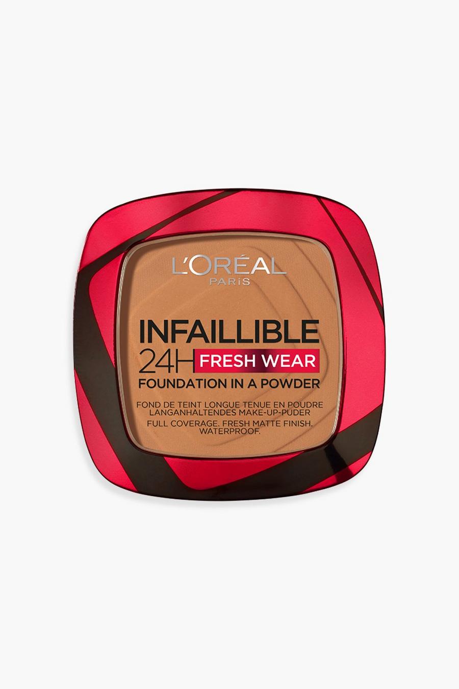 L'Oréal Paris Infallible 24H Fresh Wear Foundation in a Powder, Shade 330 Hazelnut image number 1