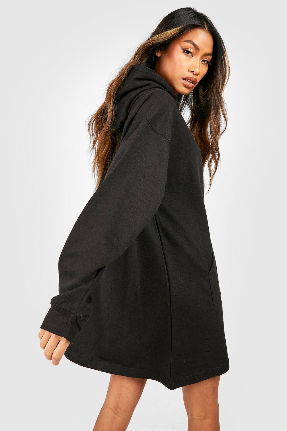 Hoodie hotsell dress boohoo