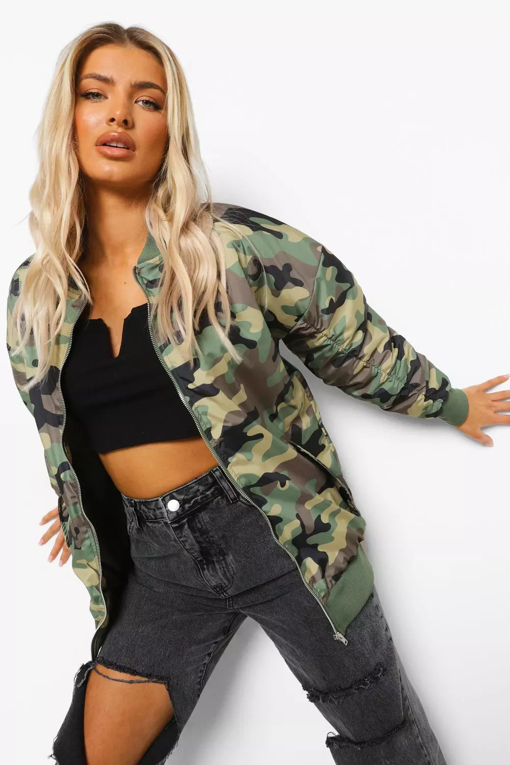 Camo 2025 jacket oversized