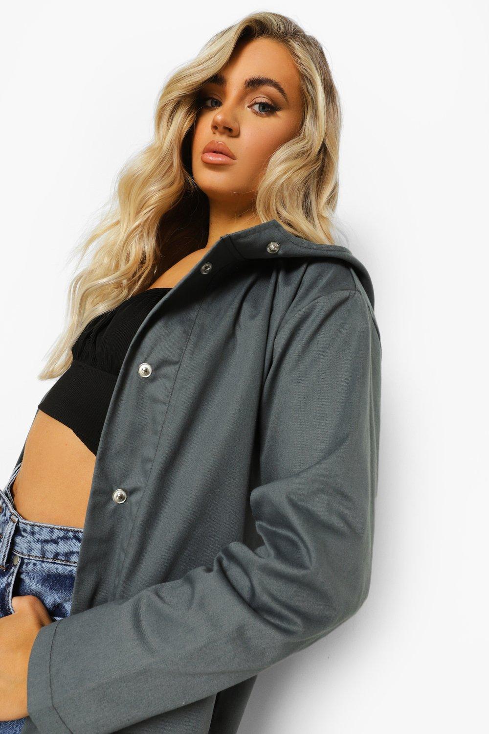 Boohoo store rain jacket