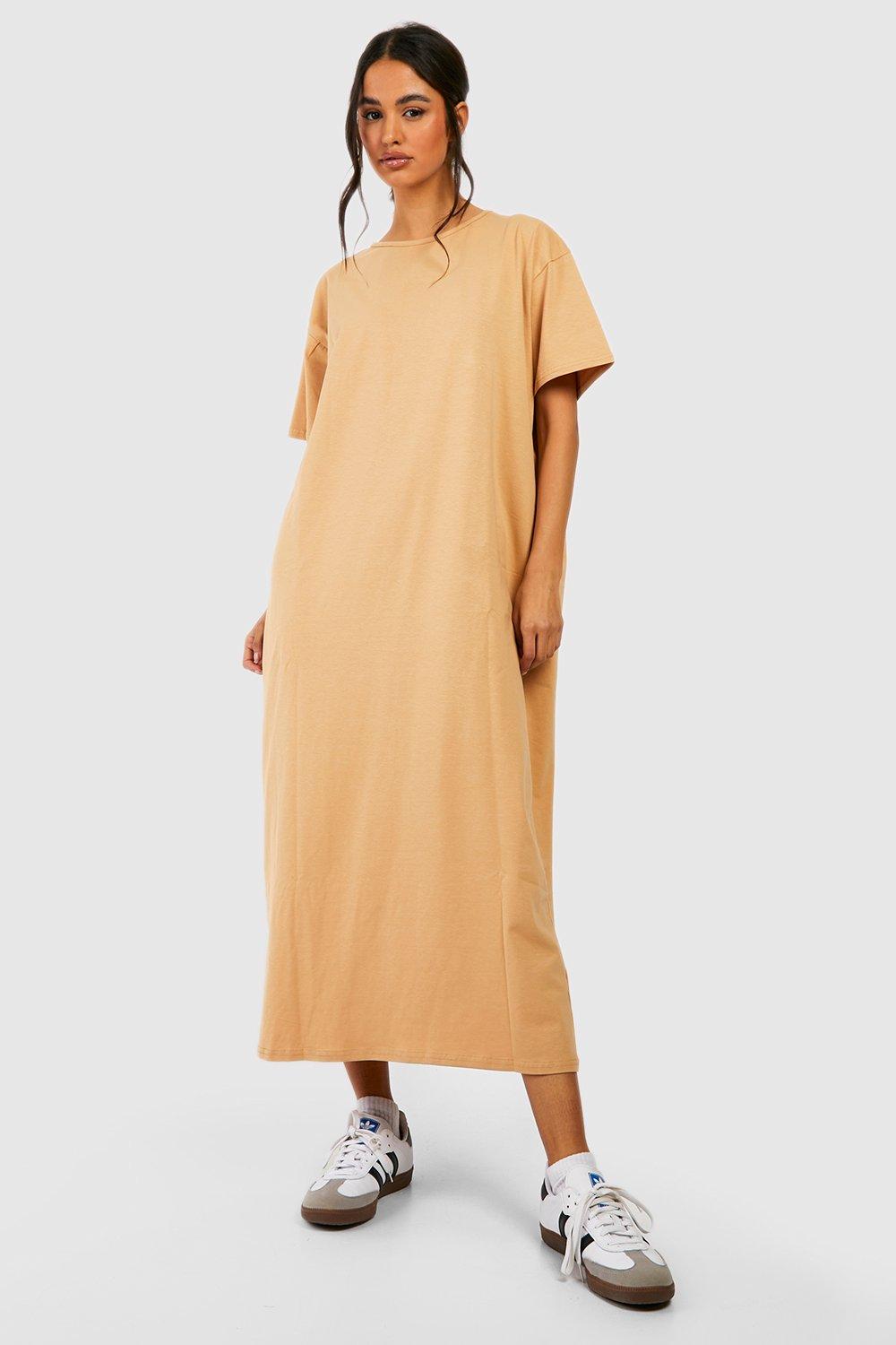 Loose fit t hot sale shirt maxi dress