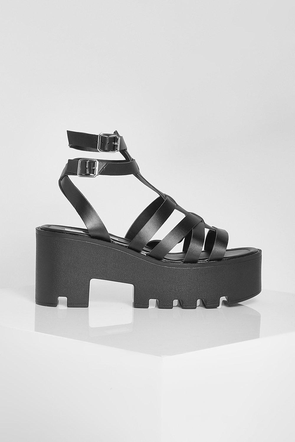 Caged discount chunky sandals