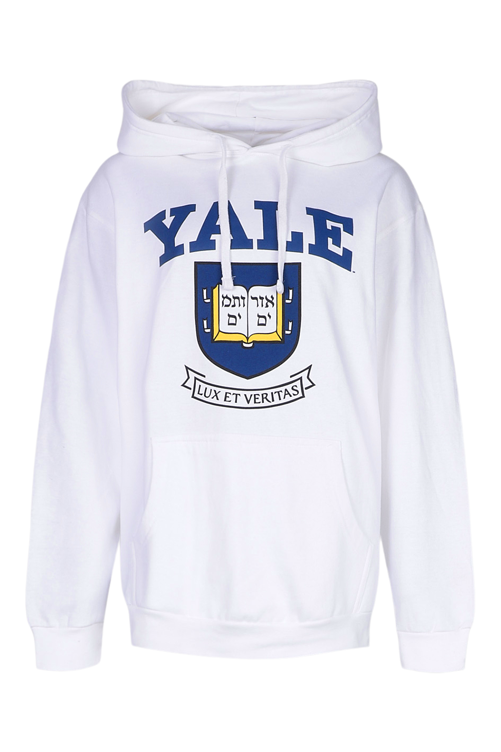 Graphic Hoodie - White/Yale - Ladies