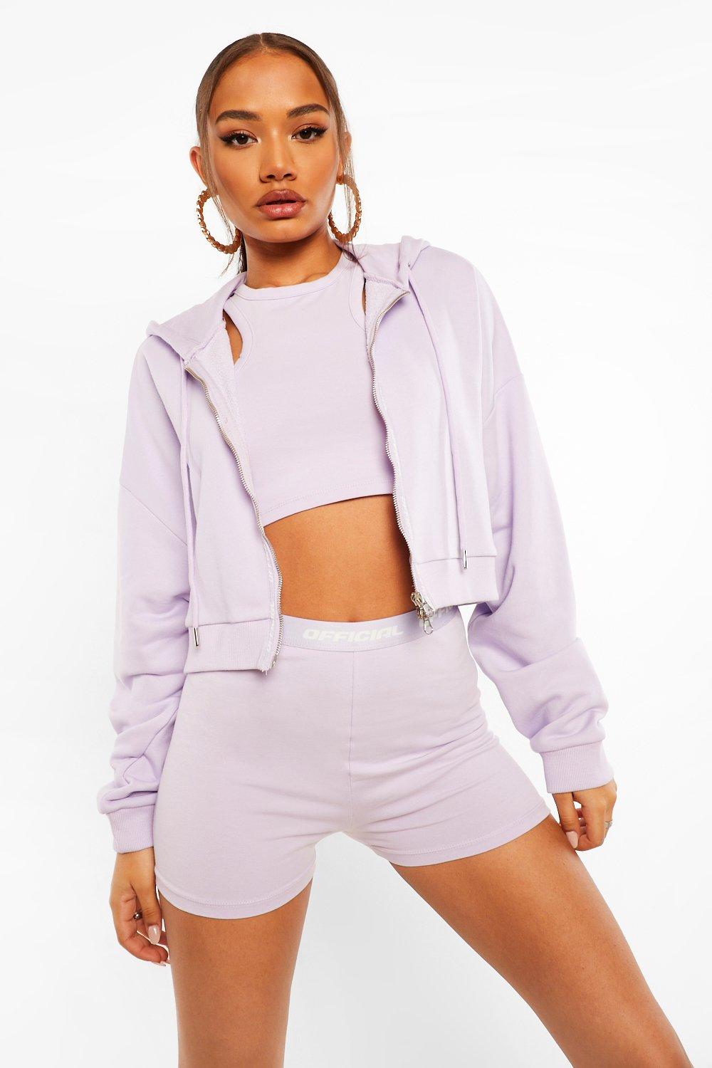 Boohoo cheap cropped hoodie