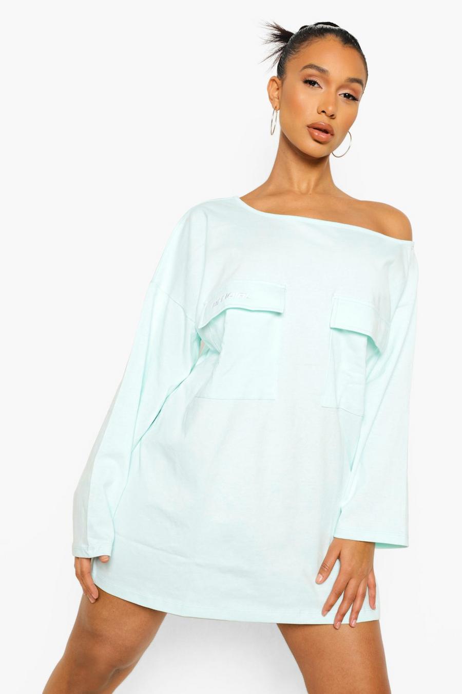 Robe oversize à poches utilitaires Official, Pastel blue image number 1