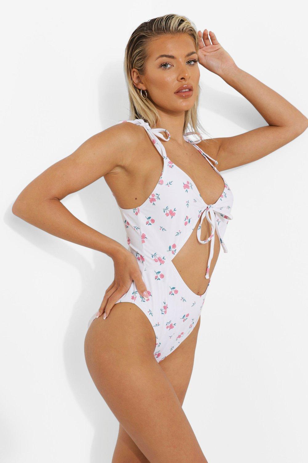 Plus Tummy Control Scoop Swimsuit