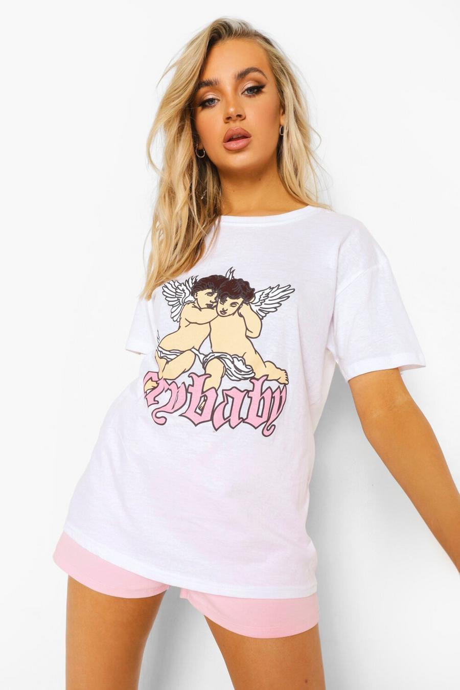 White Cry Baby T-Shirt image number 1