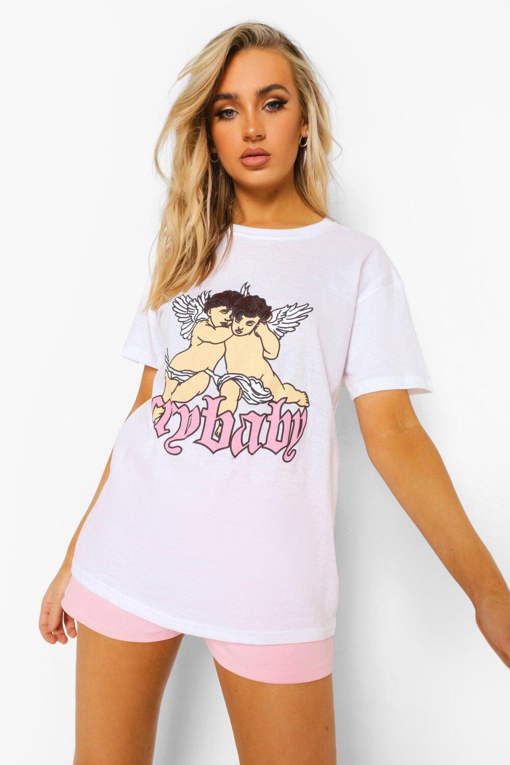 cry baby t shirt bershka