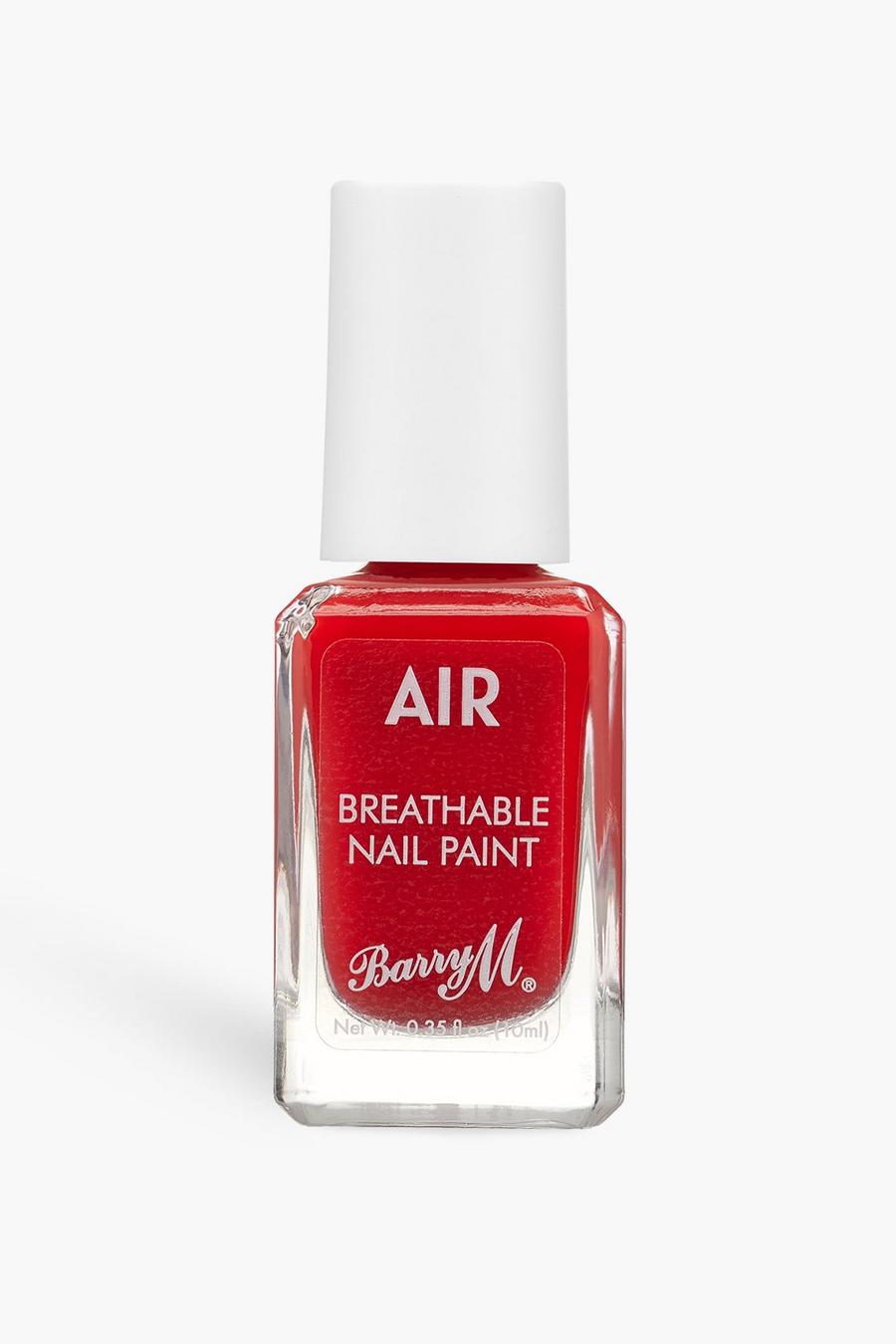 Red Barry M Air Breathable Nail Paint - Scarlet