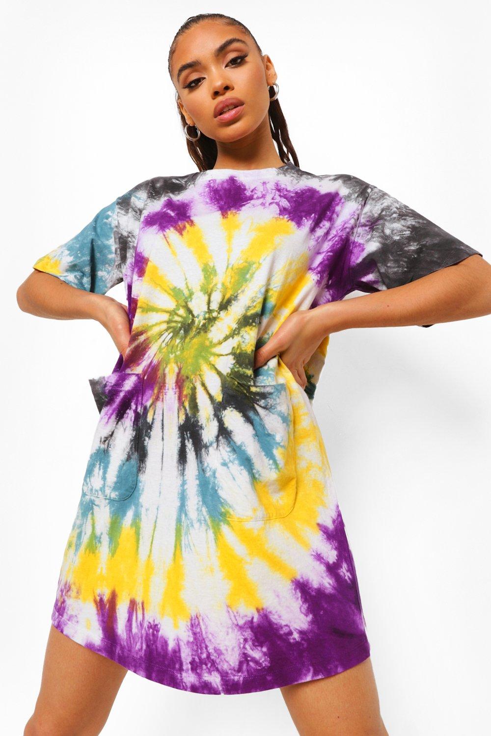 Tie Dye T-shirt Dress