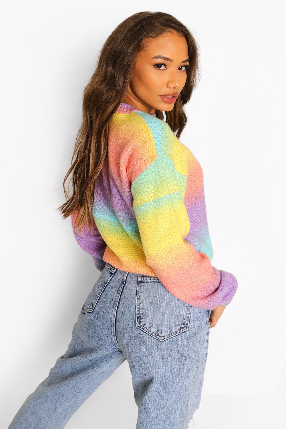 Forever 21 rainbow outlet sweater