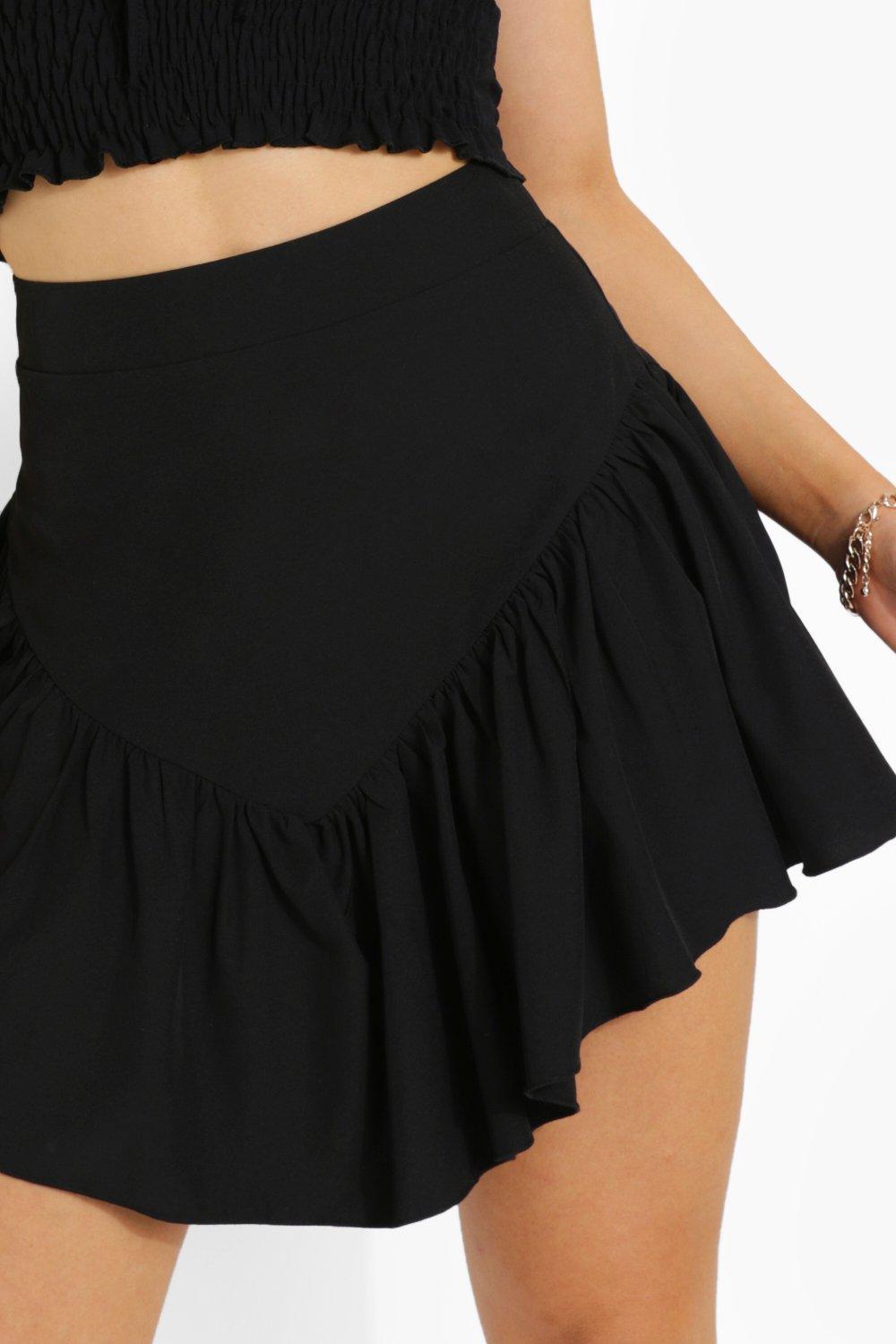 V-Shape Waist Mini Skirt