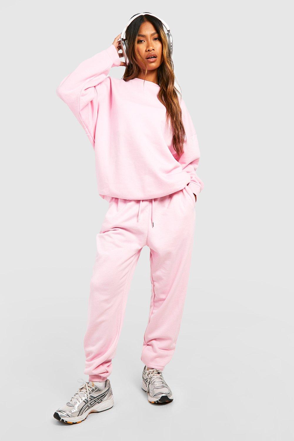 blush pink jogger set