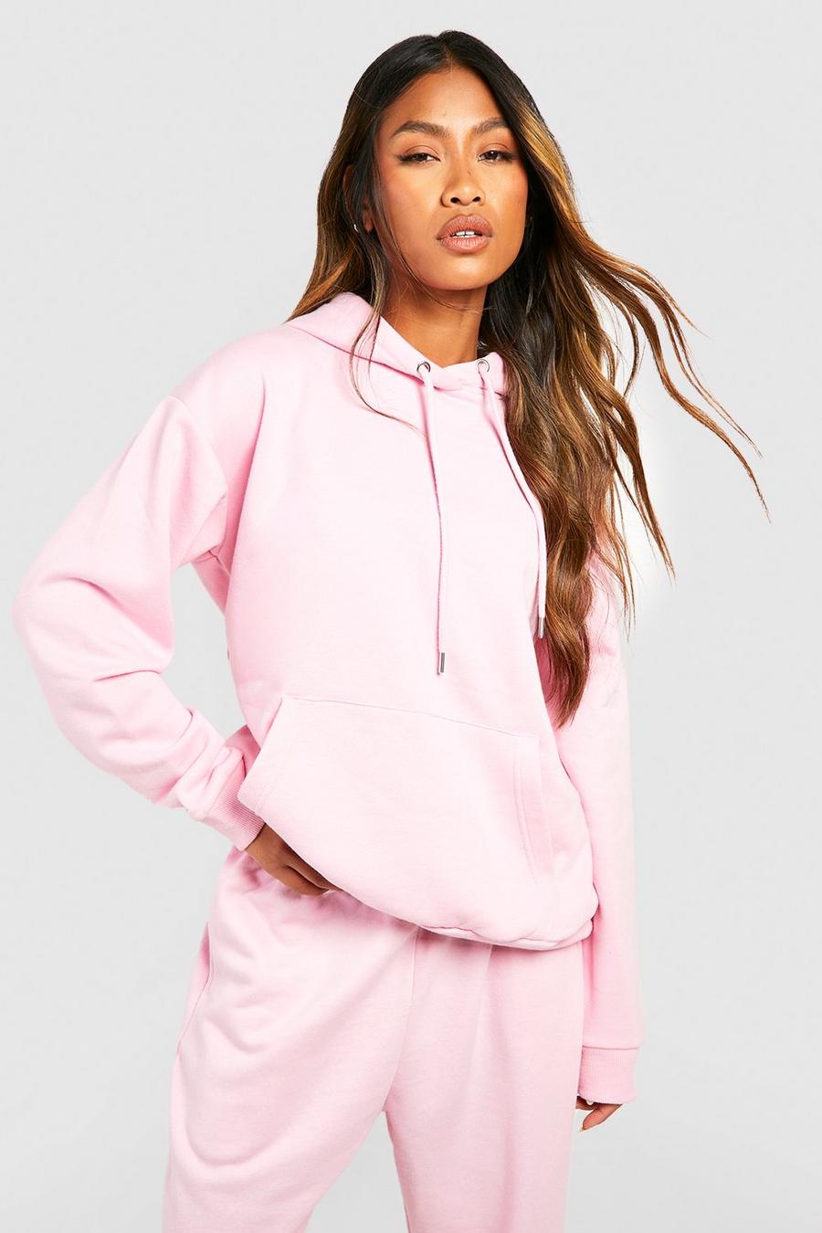 Pale pink Over The Head Hoodie