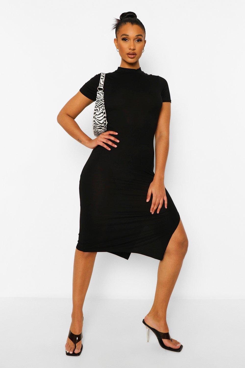 ワンピース BLACK MIDI DRESS MD1011-C-001-BLACK_PDP_0104.