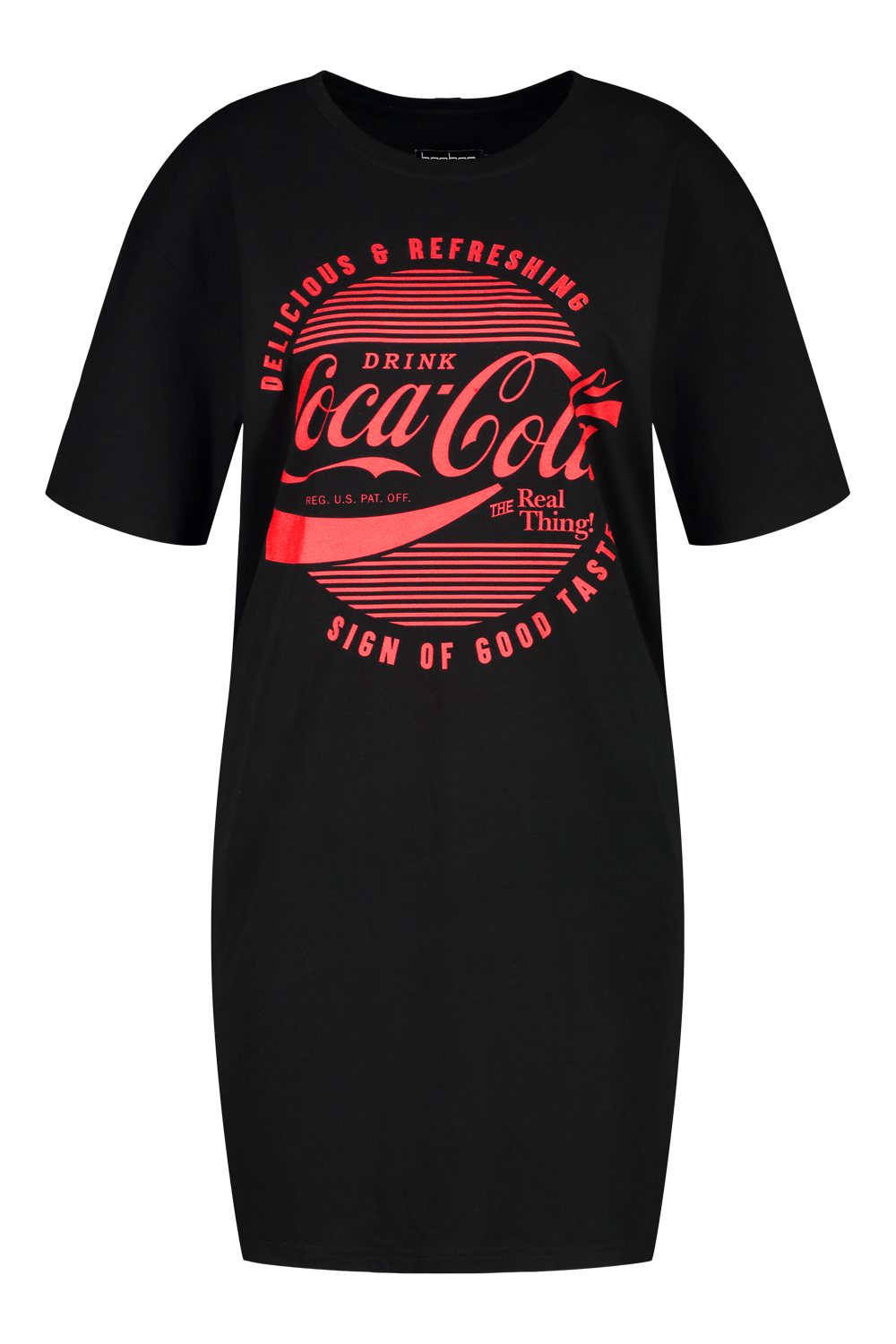 Tall Coca Cola License T shirt Dress boohoo NZ