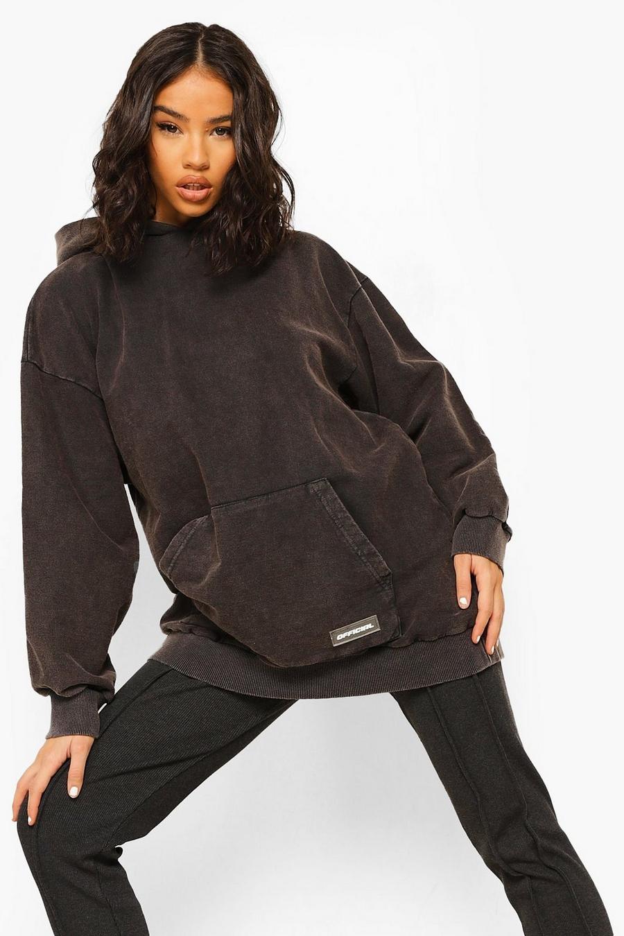 Charcoal Oversize hoodie image number 1