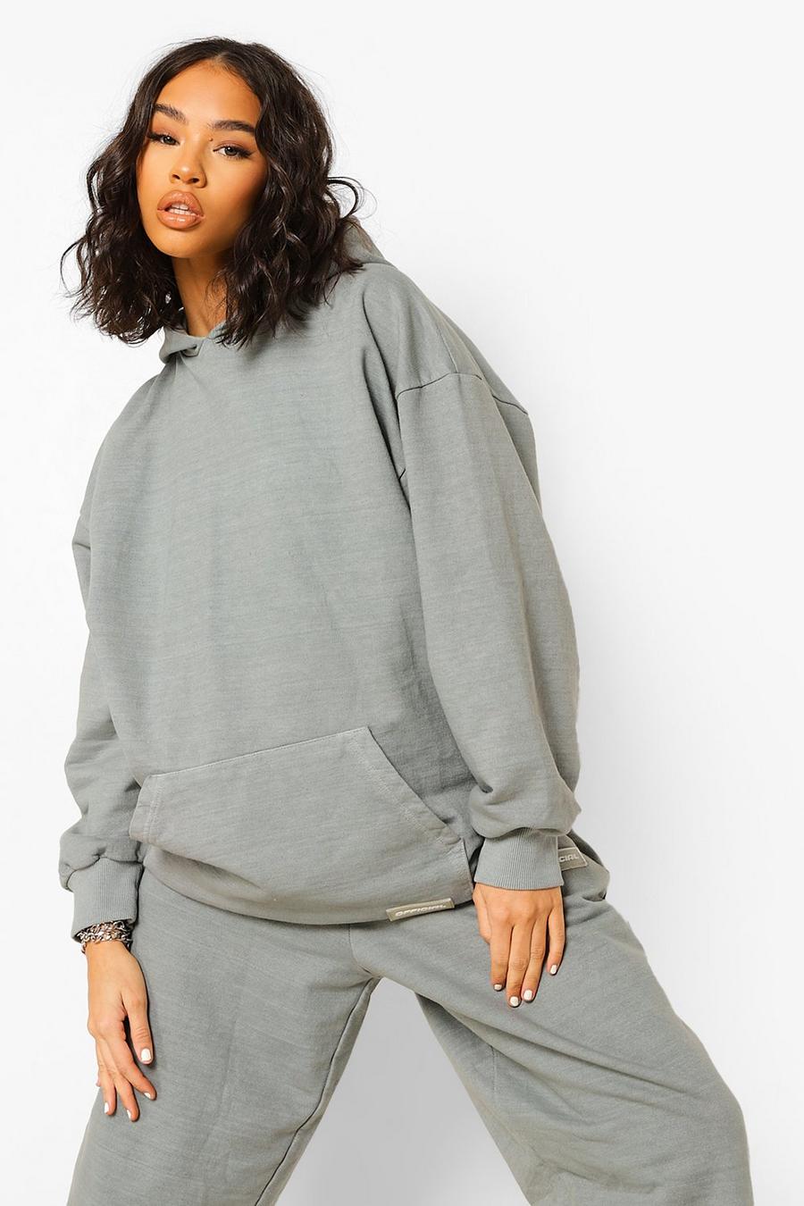 Grey marl Oversize hoodie image number 1