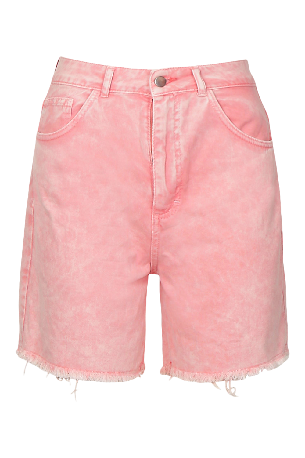 Pastel Wash High Rise Mom Shorts