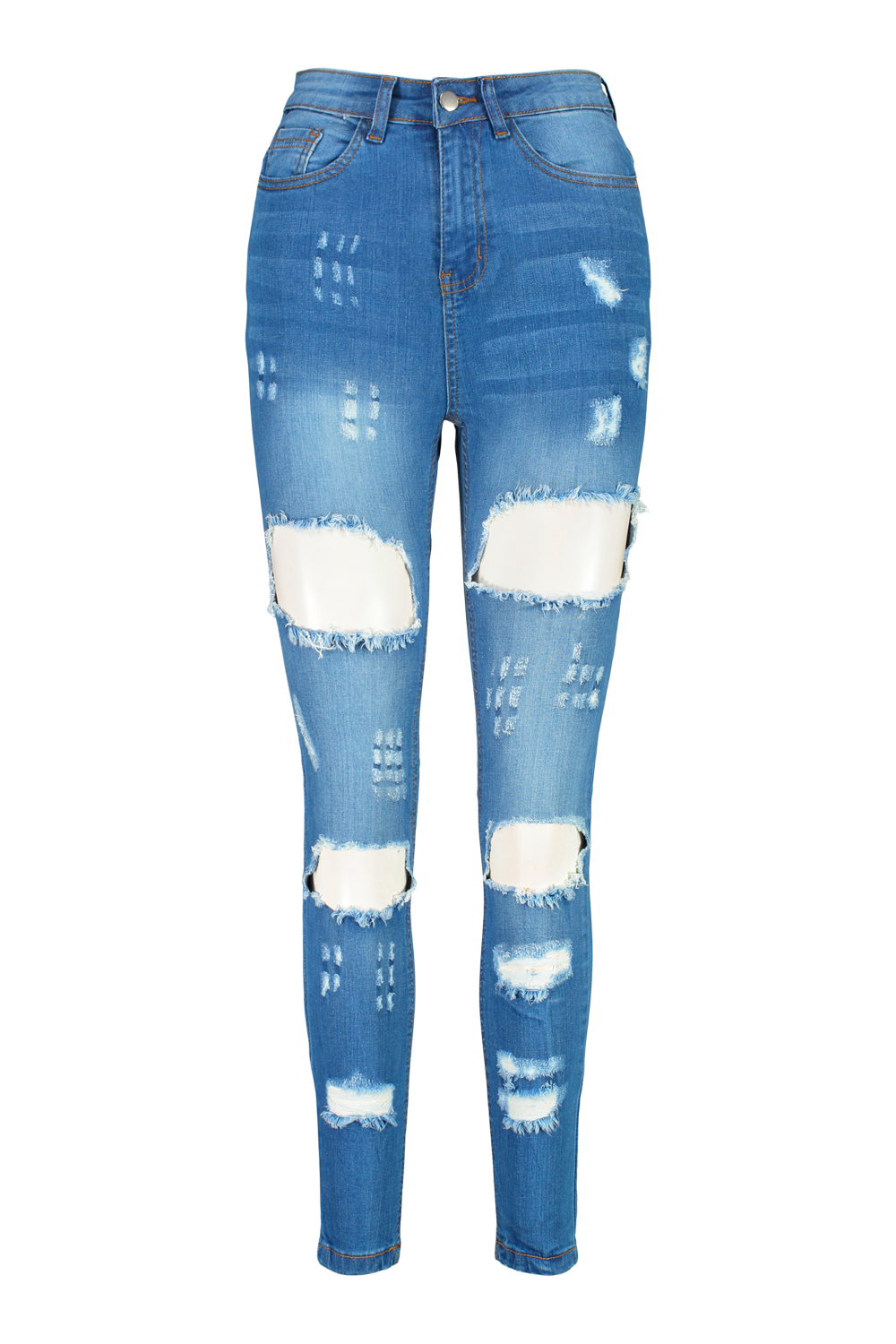 Indigo hot sale distressed jeans