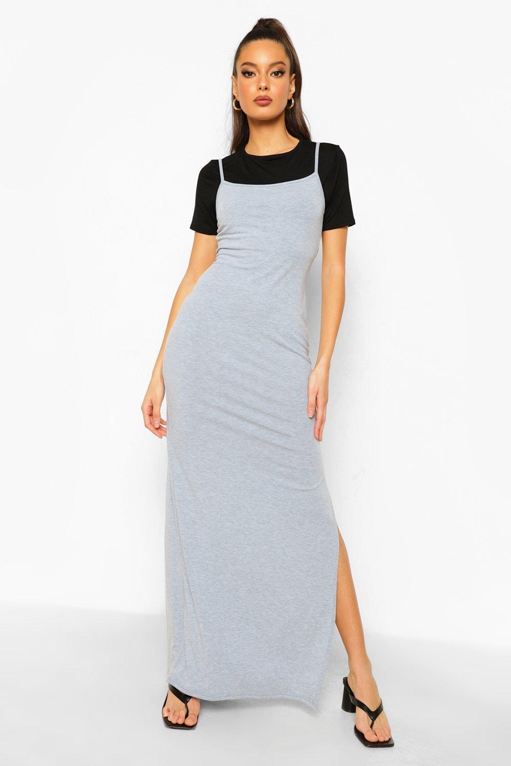 women's short sleeve t shirt maxi dress