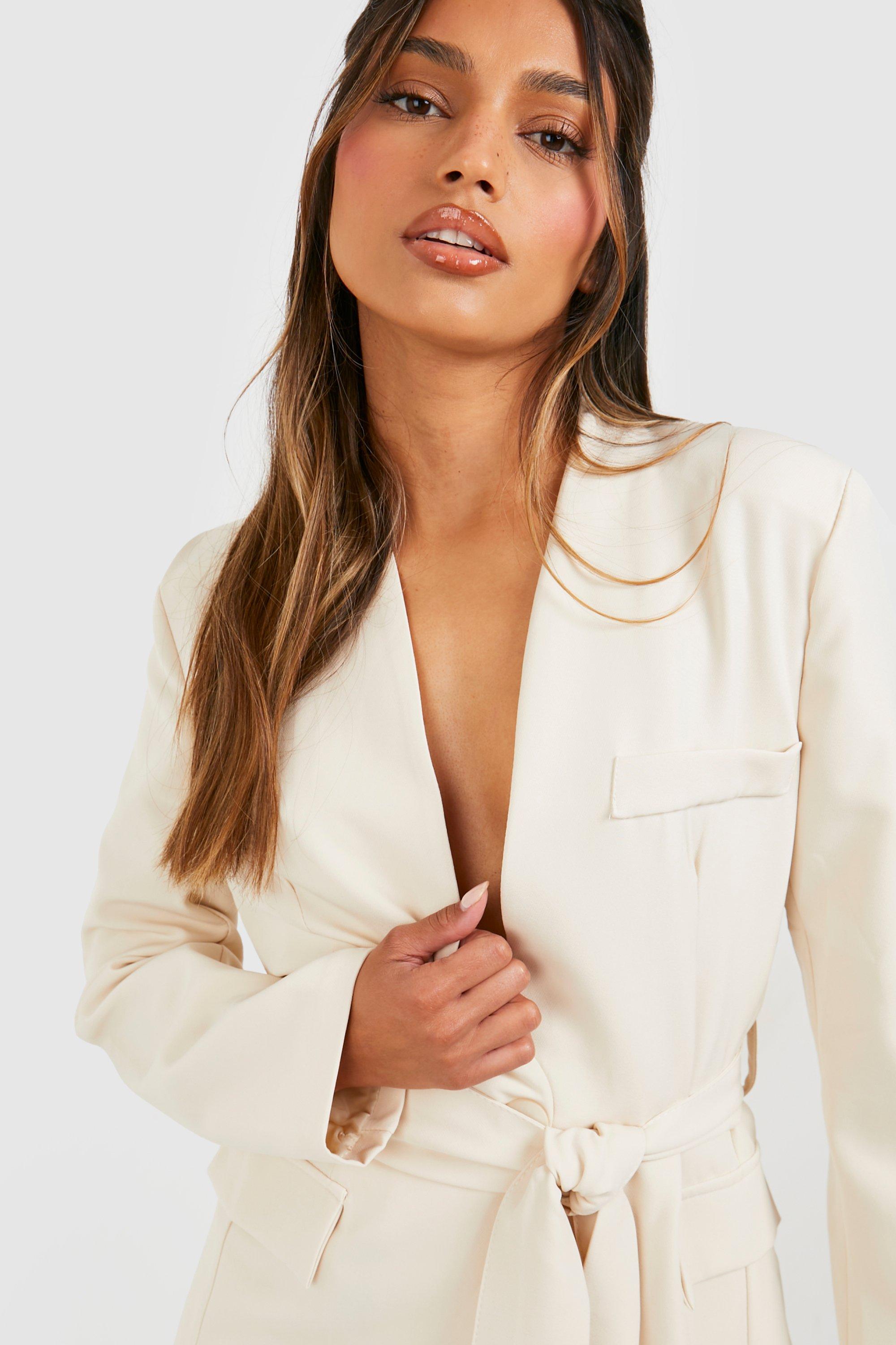 longline blazer jacket