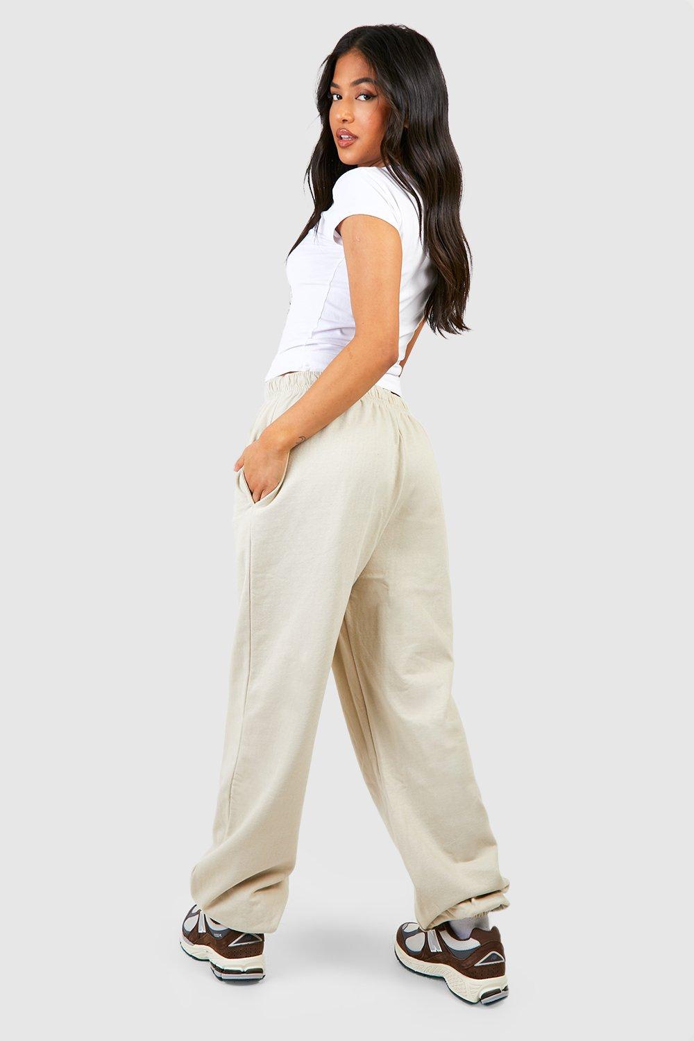 Womens petite cuffed discount joggers