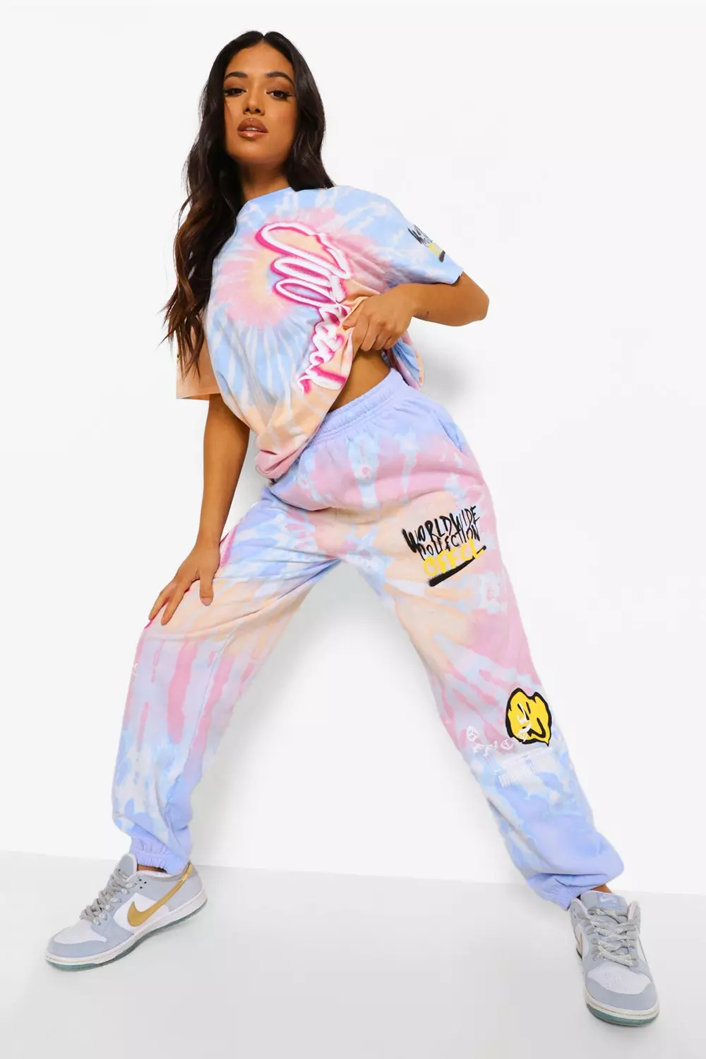 Petite tie dye tracksuit new arrivals